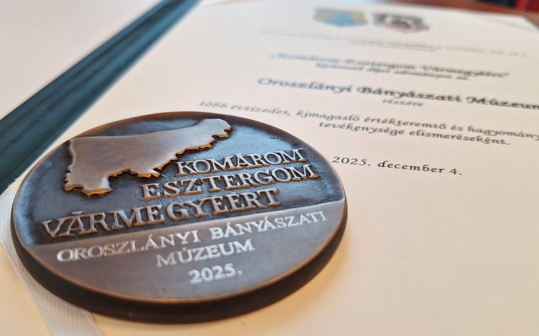 Vármegyei elismerésben részesült az Oroszlányi Bányászati Múzeum